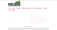 Desktop Screenshot of paperdragonreads.com